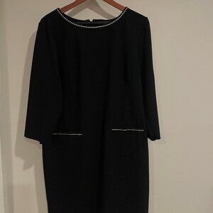 Talbots Black Shift Dress
